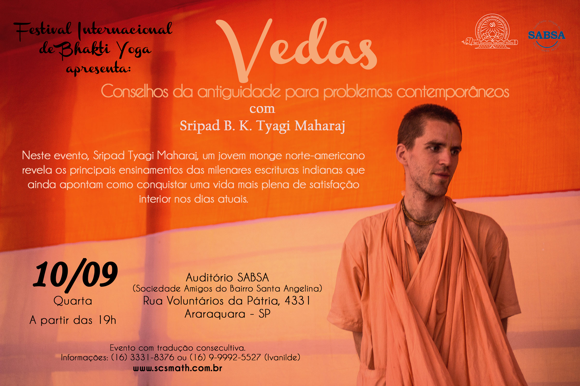 Evento – Festival Internacional de Bhakti Yoga – Vedas