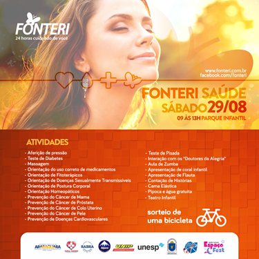 Sabsa participará do Fonteri Saúde no Parque Infantil no sábado