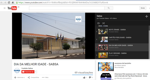 A Sabsa agora está com canal no Youtube