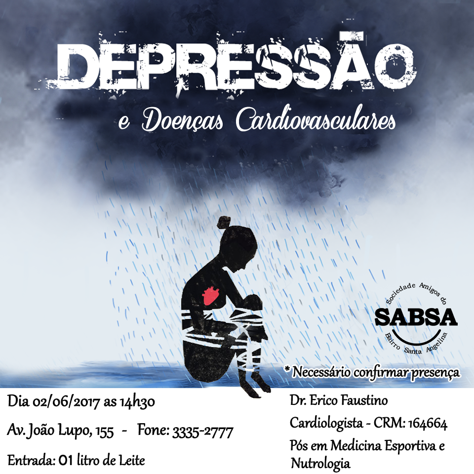 SABSA convida para palestra sobre “Depressão e Doenças Cardiovasculares”