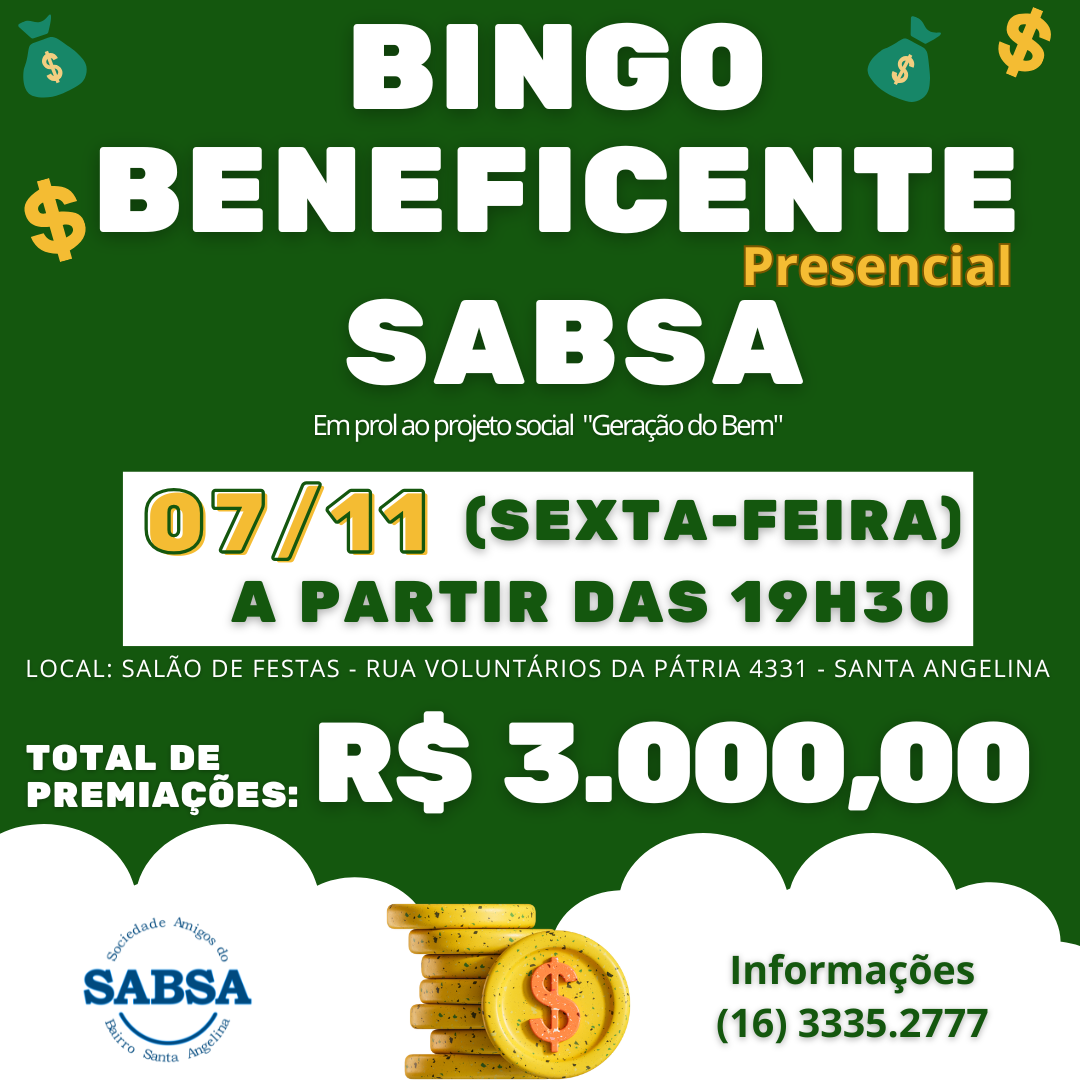 Bingo Beneficente SABSA